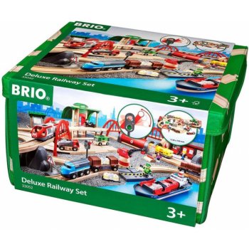 Brio vláčiková dráha Deluxe set v plastovom boxe