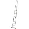 KRAUSE Viacúčelový 3dielny hliníkový rebrík 3v1 3 x 9 priečok
