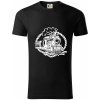 Lokomotíva lano - Tričko z organickej bavlny - 3XL ( Čierna )