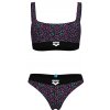 Arena Monogram Elastic Bikini Brallette Black/Multi XL - UK38 + výmena a vrátenie do 30 dní s poštovným zadarmo