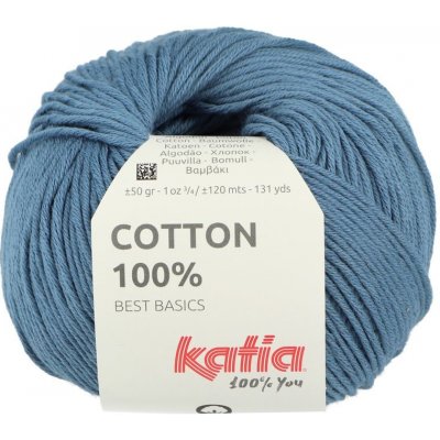 Katia Cotton 100% tmavá modrá 38