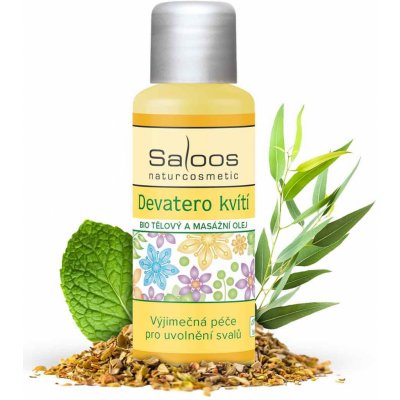 Saloos Devatero kvítí - Bio telový a masážny olej 50ml