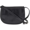 Mondo Italia Kožená kabelka na rameno 675 čierna Čierna