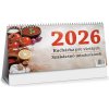 Kalendár stolový 2026 Kuchárka pre všetkých /slovensko-maďar Szakácsnő mindenkinek (SK/HU)