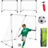 Futbalová bránka 2v1 pre deti 143x110x70cm biela