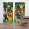 Sablio Závěsy Zvířátka: 2 ks - 140x250 cm - Sablio