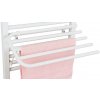 AQUALINE - Sušiak 4 uterákov na vykurovacie telesá, univerzálne upínanie, dĺžka 60cm, biela 25-03-SV460