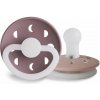 DVOJBALENIE CUMLÍKOV FRIGG MOON PHASE TWILIGHT MAUVE NIGHT/ BLUSH NIGHT, 0-6M, SILIKÓN