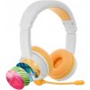 BuddyPhones School+, dětská bezdrátová sluchátka s mikrofonem, Bluetooth, žlutá