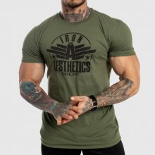 Force Pánske fitness tričko Iron Aesthetics zelené Zelená