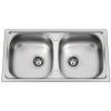 Sinks OKIO 780 DUO V leštěný