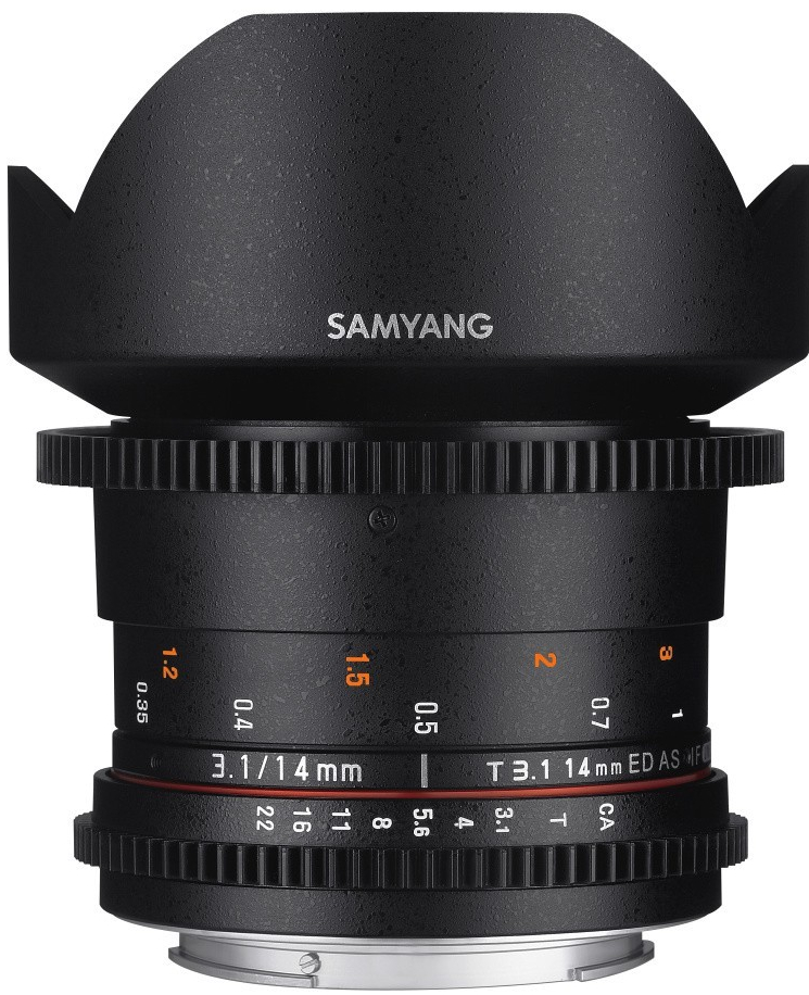 Samyang 14mm T3.1 ED AS IF UMC VDSLR II Nikon F