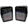 Sada LED zadných svetiel, Čistý, EÚ, Jeep Wrangler JK, serie Cougar V2
