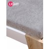 Homa froté plachta LIGHT svetlo šedá