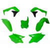 RTECH sada plastov KAWASAKI, RTECH (zelená, 5 dielov)