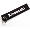 TXR Textilná kľúčenka Kawasaki Monster Energy (Obojstranná textilná kľúčenka s nápisom Kawasaki z jednej strany a Monster Energy zo strany druhej.)
