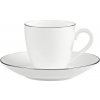 Villeroy & Boch Espresso šálka 0,10 l s podšálkou Anmut Plat. No.1