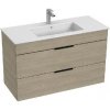 Jika Cube - Skrinka s umývadlom 100x43x61 cm, jaseň H4536521765141