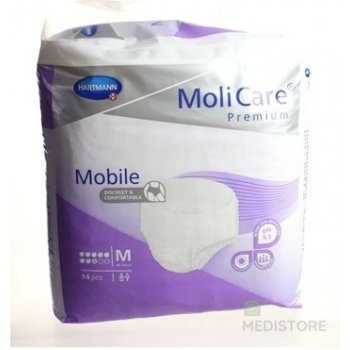 Molicare Premium Mobile fialové 8 kvapiek M 14 ks