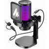 MAONO DGM20 USB Streamer/Gamer Mikrofón RGB, kondenzátorový, potlačenie hluku, USB-C Maono