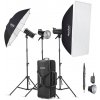 Godox SK400IIV-D Trio Kit set štúdiových bleskov 3x 400Ws