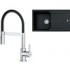 Set RS Franke Urban UBG 611-86 + Franke FC 6085 Lina (onyx + chróm/čierna)