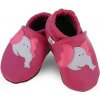 Afelo Kožené capáčky 18-24 m (22/23) 14,7 cm SLONÍK malinový