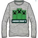 Minecraft tričko Grey