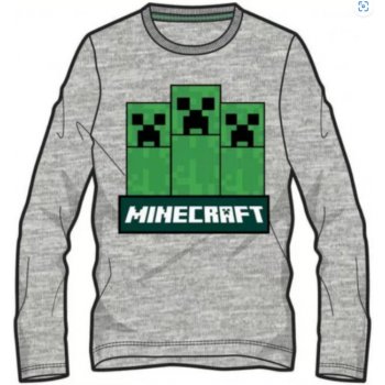 Minecraft tričko Grey