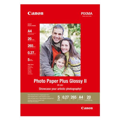 Canon PP-201, A4 fotopapier lesklý, 20ks, 275g / m 2311B019