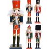 Koopman Dekoratívna figúrka luskáčik červeno-modrý rôzne druhy 18 cm, 1 ks