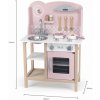 Viga drevená kuchynka ružová