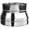 PRODMAX Trojplášťová (trojvrstvová) nerezová izolovaná redukcia - priemer 100/160 mm, hrúbka steny rúry 0,6 mm, dymovod