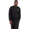 Puma pánska športová mikina bez kapucne čierna