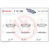Sada brzdových platničiek, vždy 4 kusy v sade BREMBO P 37 022 (P37022)