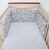 ESITO Mantinel do postieľky Teddy bears Šedá