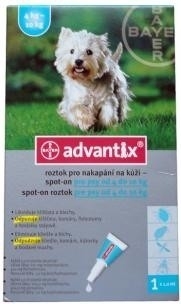 Advantix spot-on 4-10 kg 1 x 1 ml