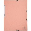 Exacompta Pastel Prešpán Spisové dosky s gumičkou A4 - koralové