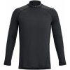 Pánske funkčné tričko s dlhým rukávom Under Armour CG ARMOUR TWIST MOCK čierne 1379820-001 - M