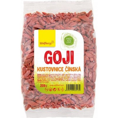 WOLFBERRY Goji Kustovnica čínska 250 g