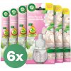 Air Wick Náplň do elektrického osviežovača vzduchu Biela pivonka a jazmín 6 x 19 ml