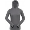 Dámska rýchloschnúca mikina s kapucňou ALPINE PRO IZARA sivá XXL