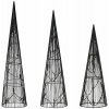 Čierne vianočné svetelné dekorácie v súprave 3 ks Dunge – Markslöjd