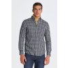 KOŠEĽA GANT REG MICRO TARTAN FLANNEL SHIRT CLASSIC BLUE