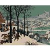 Diamondi Diamantové maľovanie - LOVCI V SNEHU (PIETER BRUEGEL) Rámovanie: vypnuté plátno na rám, Rozmer: 40x50 cm