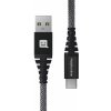 EKO KÁBEL Kevlar USB/ USB-C 0,3 M 60W Antracit