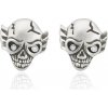 Sam's Artisans Náušnice Memento Mori chirurgická oceľ INM042 +Darčeková krabička zdarma +Silikónová ochranná zarážka zdarma