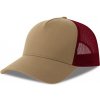 Atlantis COTTON-S Unisex sieťovaná šiltovka AT535 Khaki one size