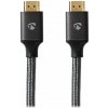 NEDIS PROFIGOLD Ultra High Speed HDMI kabel/ konektor HDMI - konektor HDMI/ 8K/ bavlna/ antracit/ BOX/ 2m, CVTB35000GY20