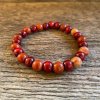 Jaspis a santalové drevo náramok
